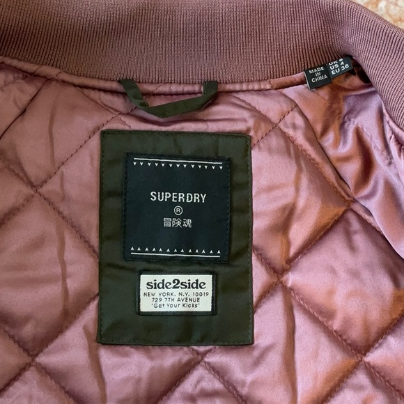 Superdry Suikajan Embroidered Bomber Jacket - Picture 3 of 9